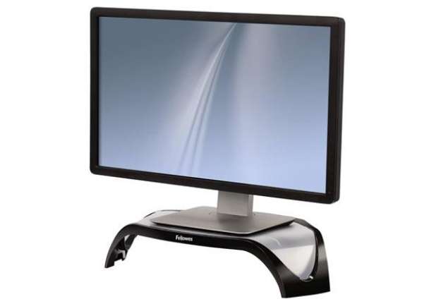 Immagine di Supporto FELLOWES Smart Suites per monitor plastica grigio/nero 30x53 cm 8020101