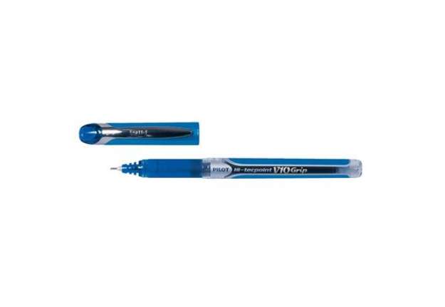 Immagine di Roller a inchiostro liquido Pilot HI-TECPOINT V10 grip 1 mm blu 006746