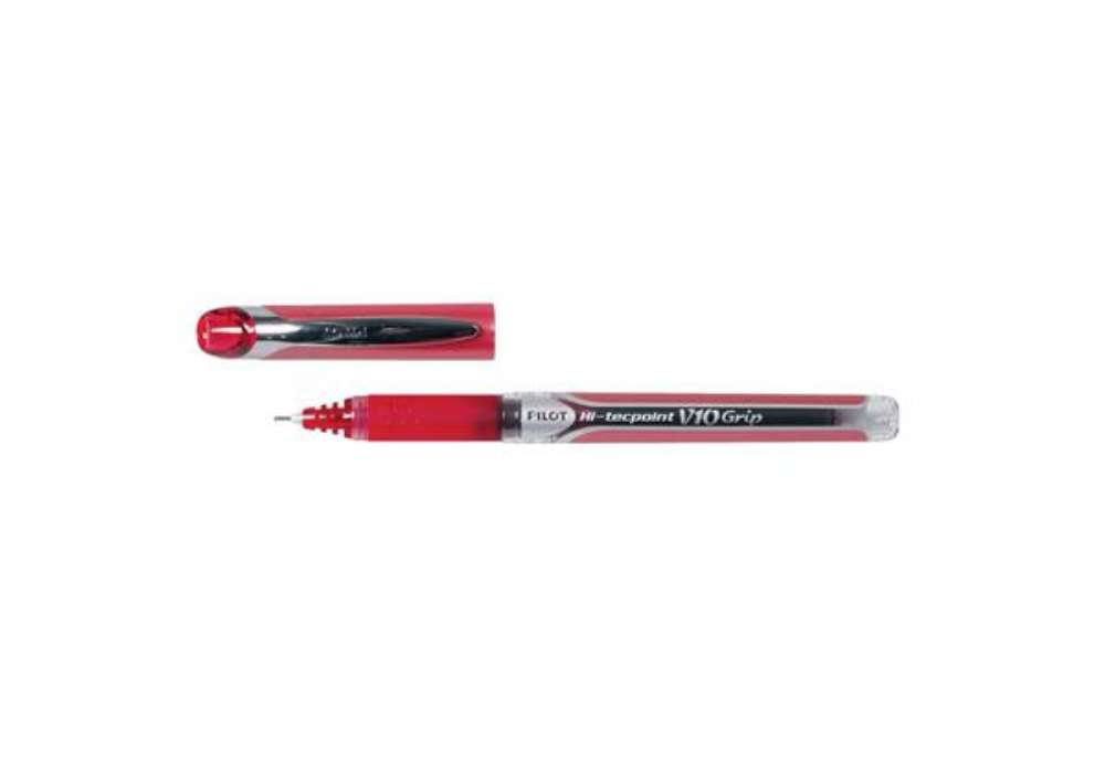 Immagine di Roller a inchiostro liquido Pilot HI-TECPOINT V10 grip 1 mm rosso 006747