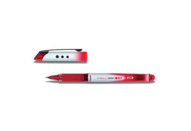 Immagine di Roller a inchiostro liquido Pilot V BALL punta fine 0,5 mm rosso F 011262