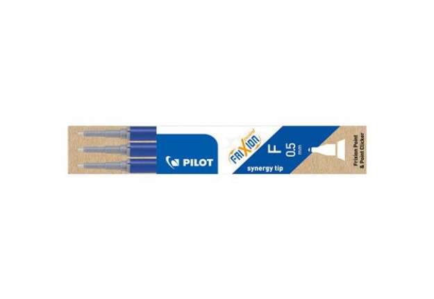 Immagine di Refill sfera Pilot Frixion Point Clicker  0,5 mm blu set da 3 - 006421
