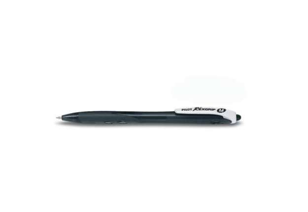 Immagine di Penna a sfera ecologica Pilot Rexgrip Begreen - 1 mm - Tratto M - nero 040010