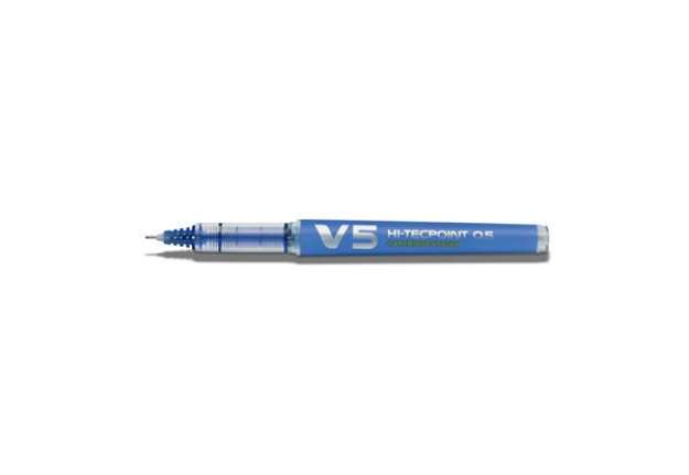 Immagine di Penna roller ricaricabile a inchiostro liquido Pilot HI-TECPOINT V5 Begreen 0,5 mm blu - 040326