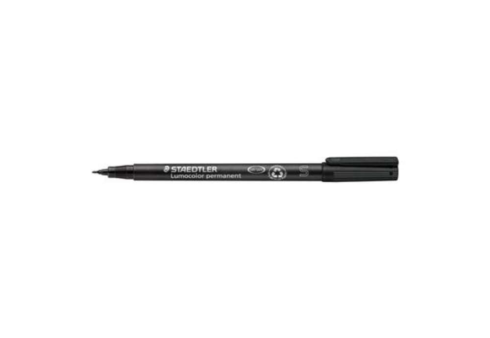 Immagine di Penna a punta sintetica Staedtler Lumocolor permanent pen 313 S nero 313-9