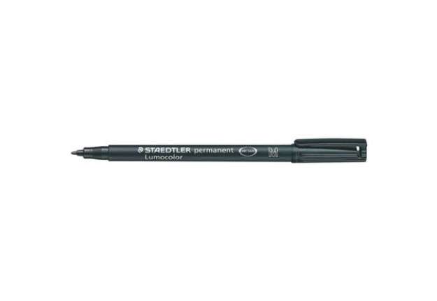 Immagine di Penna a punta sintetica Staedtler Lumocolor permanent pen 317 M nero 317-9