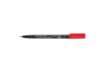 Immagine di Penna a punta sintetica Staedtler Lumocolor permanent pen 318 F rosso 318-2