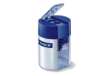 Immagine di Temperamatite con contenitore Staedtler Noris a 2 fori 512 001 grigio-blu 512 001