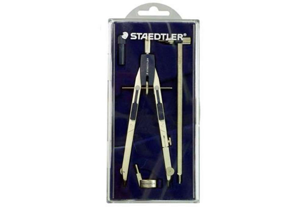 Immagine di Compasso a frizione Staedtler Frizion 557 nichel e blu 557 02SK-I
