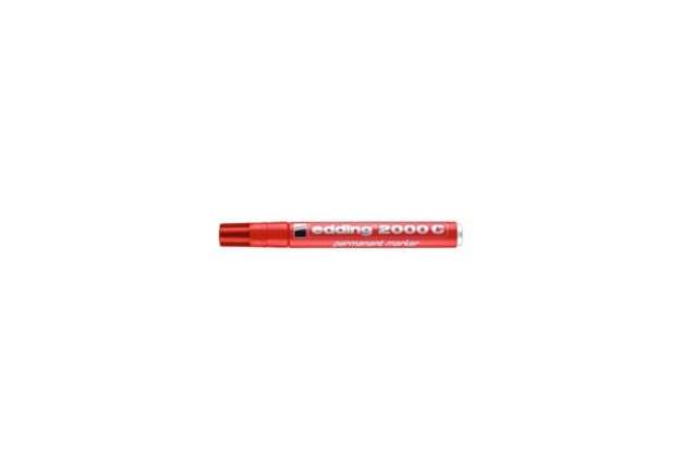 Immagine di Marcatore permanente edding 2000 C punta conica 1,5-3 mm rosso E-2000C 002
