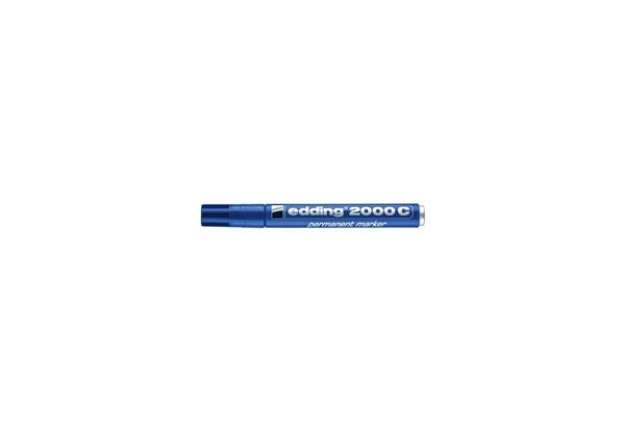 Immagine di Marcatore permanente edding 2000 C punta conica 1,5-3 mm blu E-2000C 003