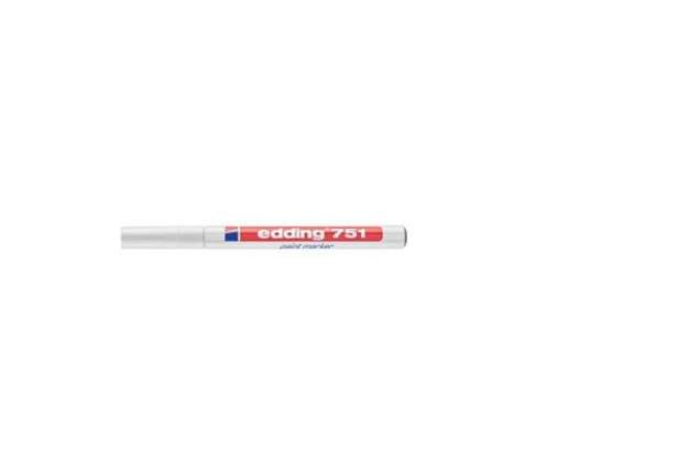 Immagine di Marcatore a vernice edding 751 punta conica 1-2 mm bianco E-751 049