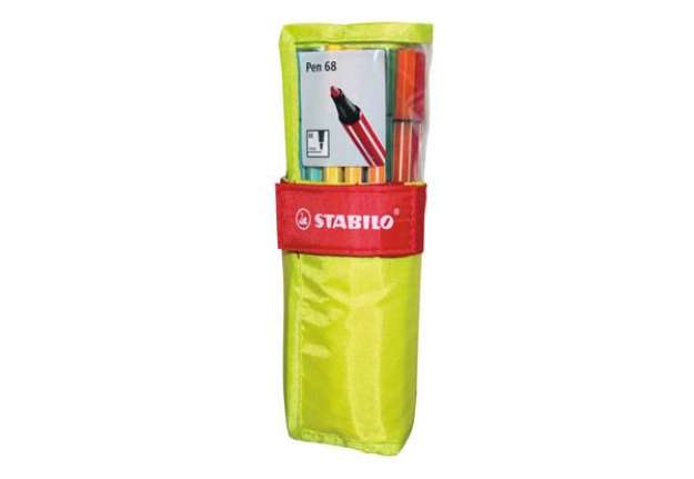 Immagine di Pennarelli Stabilo Pen 68 1 mm rollset classico assortiti Conf. 25 pezzi - IT6825-068