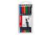 Immagine di Penne Stabilo OHPen universal Superfine (S) 0,4 mm assortiti astuccio da 6 - 841/6