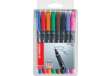 Immagine di Penne Stabilo OHPen universal Fine (F) 0,7 mm assortiti astuccio da 8 - 842/8