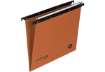 Immagine di Cartella sospese orizzontali per cassetti CARTESIO 33 cm fondo V arancio Conf. 50 pezzi - 100/330-B2