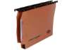 Immagine di Cartelle sospese laterali per armadi CARTESIO 33 cm fondo U 3 cm arancio Conf. 50 pezzi - 114 F BETA