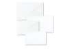 Immagine di Biglietti con busta Ellebi - Sadoch Dalmazia ''formato 4'' 7,5x11 cm bianco Conf. 100 pezzi - 8304
