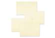 Immagine di Biglietti con busta Ellebi - Sadoch Ivory ''formato 9'' 9x14 cm avorio Conf. 100 pezzi - 8319AVO
