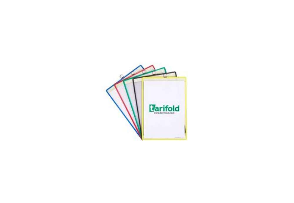 Immagine di Buste portavvisi Tarifold® T-Technic - con gancio A4 assortito conf. 5 buste - B154509