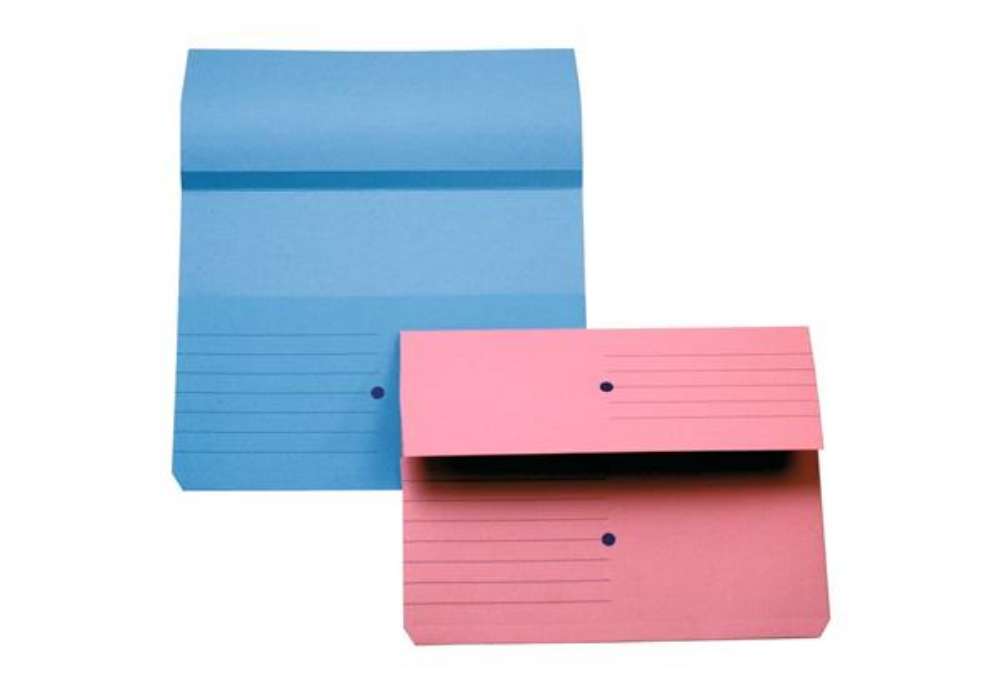 Immagine di Cartelline con tasca 4Mat A4 in carta woodstock 225 g/m² dorso 3 cm rosa conf. da 10 pezzi - 3240 03