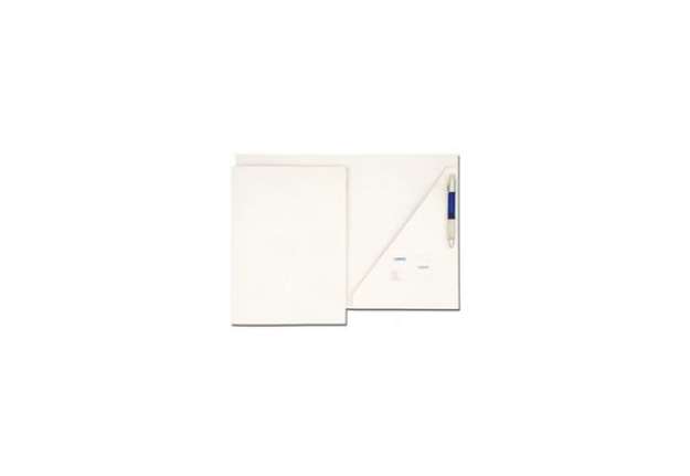 Immagine di Cartelline a 2 lembi 4Mat A4 bindakote bindakote 250 g/m² c/alloggio biglietti visita e penna  cf. 1