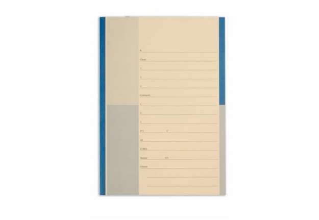 Immagine di Cartelline a 2 lembi 4Pro A4 in carta schedografica 270 g/m² dorso 3 cm blu conf. da 20 pezzi - 7015