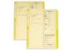 Immagine di Cartelline a 2 lembi 4Pro dichiarazione dei redditi A4 cellulosa 225 g/m² dorso 2 cm giallo conf. da