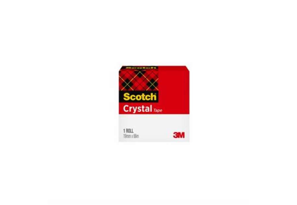 Immagine di Nastro adesivo Scotch® Crystal 600 19 mm x 66 m supertrasparente - 600