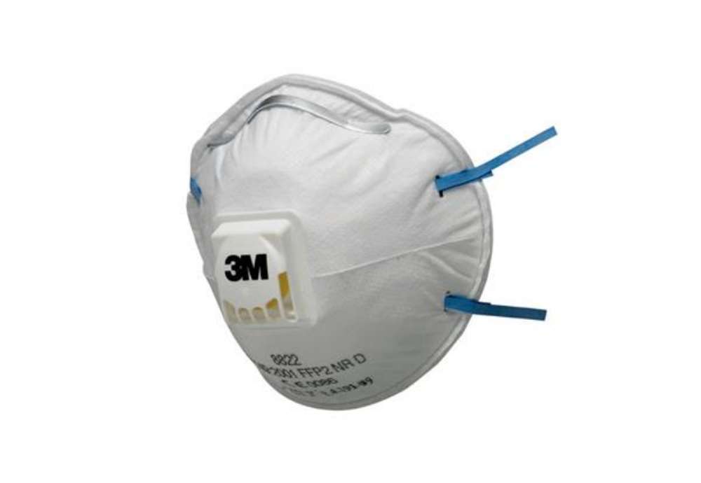 Immagine di Maschera facciale monouso Moulded 3M serie 8000 Classic con valvola FFP2 conf. 10 pezzi - 7100142986