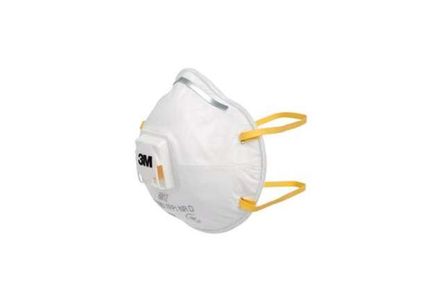 Immagine di Maschera facciale monouso Moulded 3M serie 8000 Classic con valvola FFP1 Conf. 10 pezzi - 8812