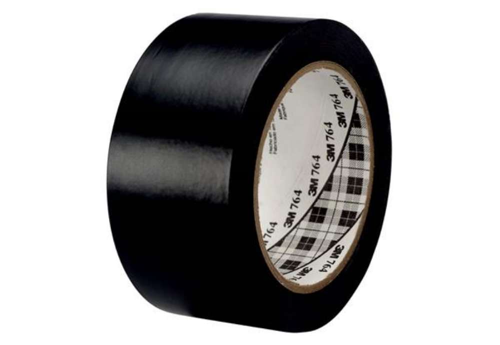 Immagine di Nastro in vinile 3M multiuso nero 50 mm x 33 m 764I NERO
