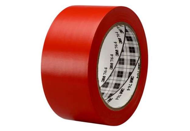 Immagine di Nastro in vinile 3M multiuso rosso 50 mm x 33 m 764I ROSSO