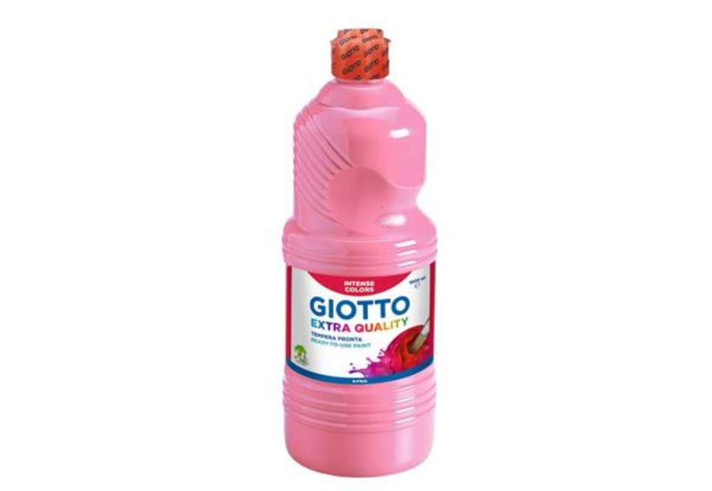 Immagine di Tempera a base d'acqua GIOTTO Extra Quality flacone 1 lt rosa F533406