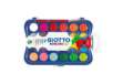 Immagine di Acquerelli GIOTTO Ø 30 mm assortiti  scatola da 24 + 1 pennello - F352400