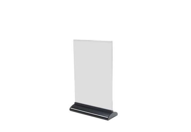 Immagine di Porta-avvisi deflecto® A4 verticale in polimetilmetacrilato trasparente 58440