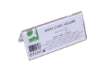 Immagine di Portanome da tavolo Q-Connect in polimetilmetacrilato trasparente 95x42 mm - KF04743