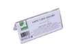Immagine di Portanome da tavolo Q-Connect in polimetilmetacrilato trasparente 95x42 mm - KF04743