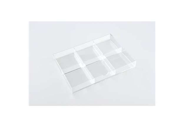 Immagine di Divisorio per cassettiera TECNOSTYL in acrilico a 6 scomparti trasparente K6ACRD040
