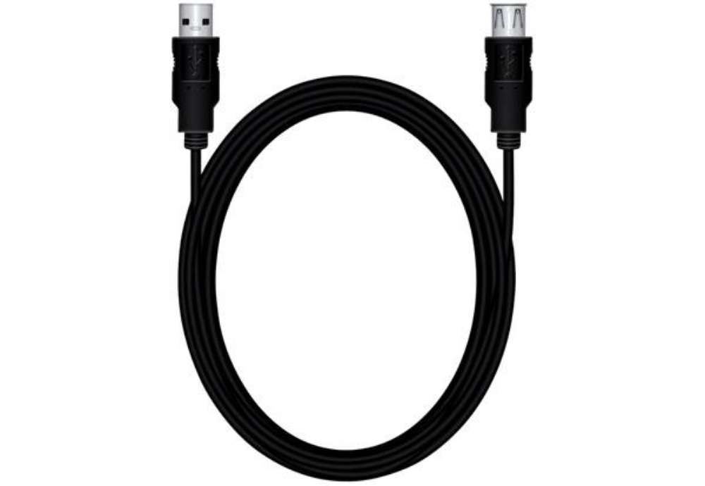Immagine di Cavo di prolunga Media Range USB 2.0 A/A 3m nero MRCS111