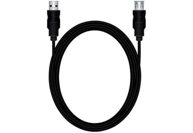Immagine di Cavo di prolunga Media Range USB 2.0 A/A 3m nero MRCS111
