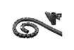 Immagine di Canalina passacavi Media Range nera 20 mm x 2,5 m MRCS301