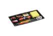 Immagine di Organizer da cassetto CEP in polistirolo con 7 scomparti nero 34,4x18x2 cm - 1014940161