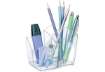 Immagine di Organizer Ellypse CEP in polistirolo con 4 scomparti trasparente 11,8x8,9x9,8 cm 1003400111