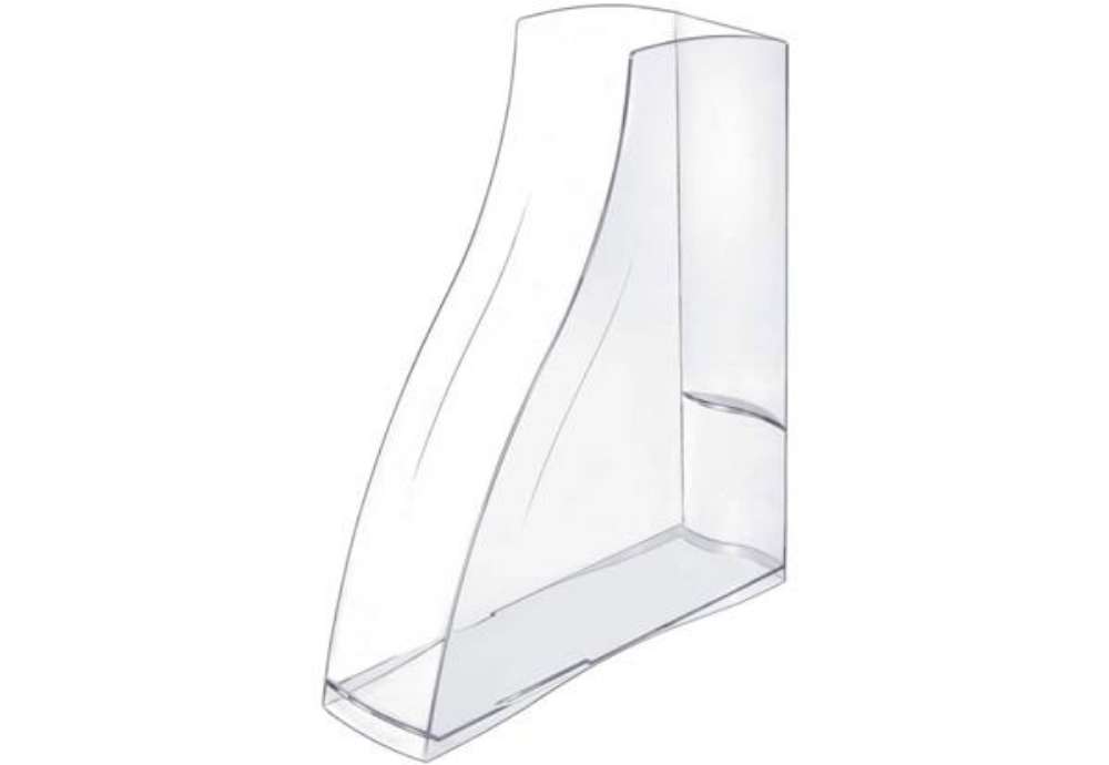 Immagine di Portariviste CepPro Isis in polistirene 8,3x27,8x32,5 cm trasparente - 1003700111