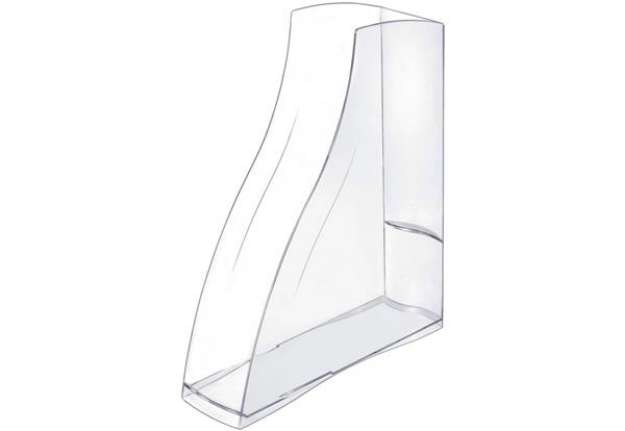 Immagine di Portariviste CepPro Isis in polistirene 8,3x27,8x32,5 cm trasparente - 1003700111
