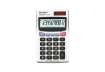 Immagine di Calcolatrice tascabile a doppia alimentazione SHARP con display a 12 cifre argento - EL 379 SB
