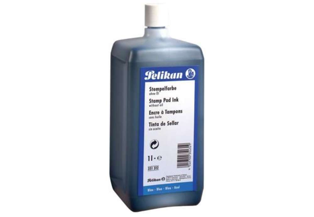 Immagine di Inchiostro per timbri senza olio Pelikan bottiglia 1 litro nero 100436067
