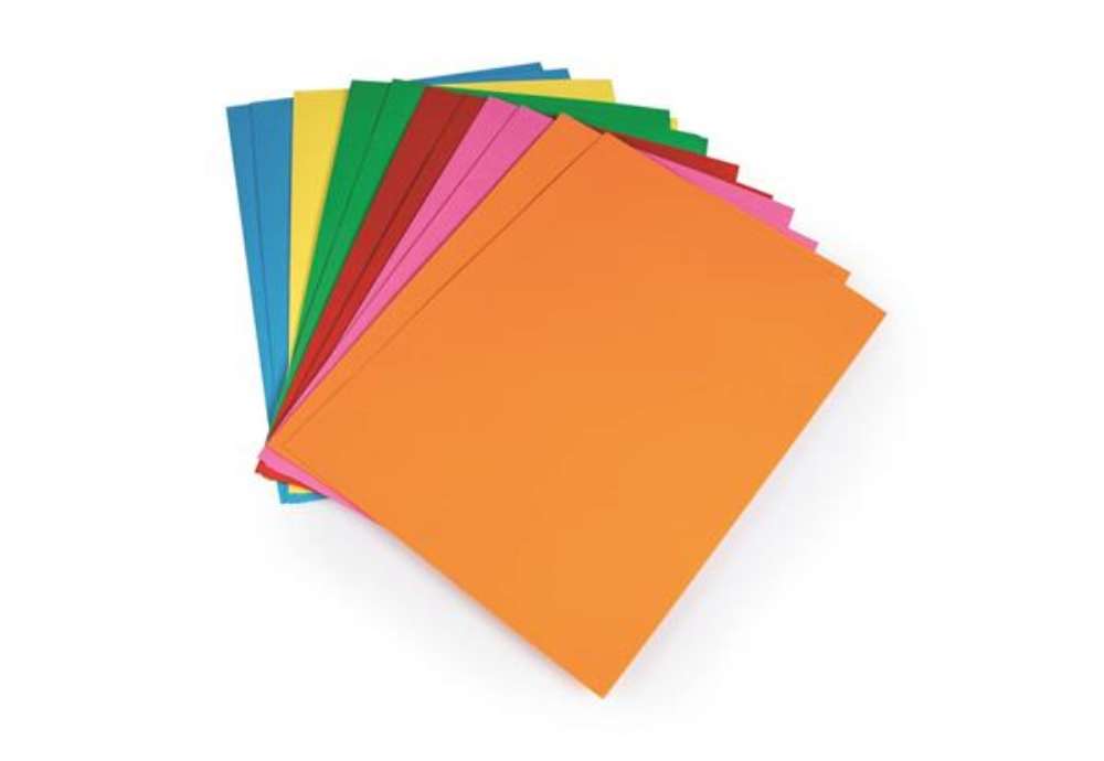 Immagine di Cartellina a 3 lembi Brefiocart Color 24,5x35 cm cellulosa 200 g/m² giallo Conf. 25 pezzi - 0205511.