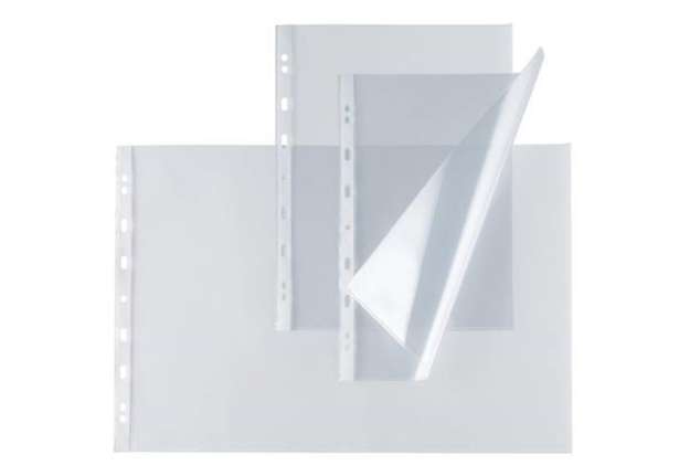 Immagine di Buste in PP liscio Sei Rota Atla T 150 - alto spessore trasparente 22x30 cm - conf. 25 buste - 66222