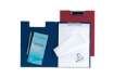 Immagine di Portablocco doppio con molla Sei Rota Superblock D 21x29,7 cm blu 29342207